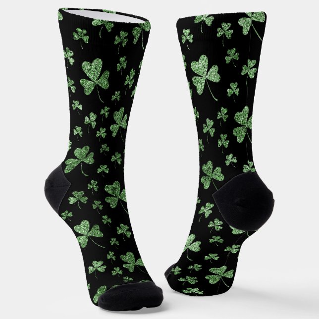 St Patrick's Day Pattern Socken (Gewinkelt)