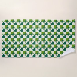St. Patrick's Day Pattern Strandtuch