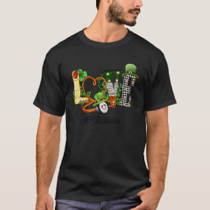 St Patricks Day Peds Nurse Kleeblatt Irish Liebe S T-Shirt