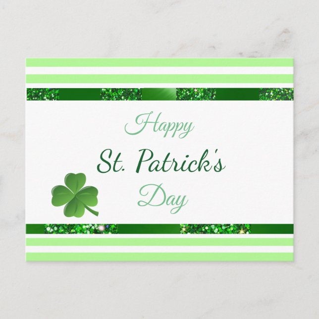 St Patrick's Day Personalisiert Postkarte (Vorderseite)