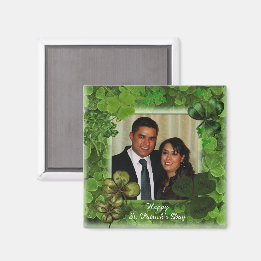 St. Patrick's Day Photo Magnet