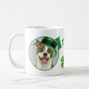 St. Patrick's Day Pit Bull Kaffeetasse