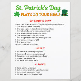 St. Patrick's Day Plate auf Ihrem Head Game