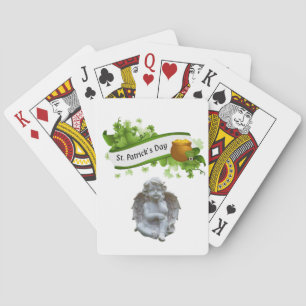 St. Patrick's Day Playing Card Deck Angel Spielkarten