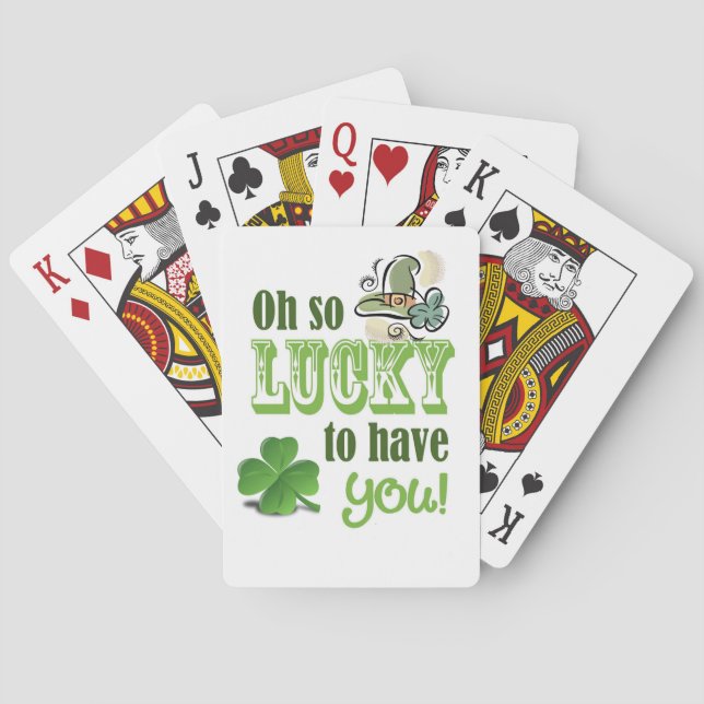 St. Patrick's Day Playing Card Deck Spielkarten (Rückseite)
