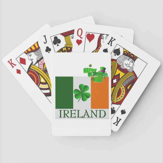 St. Patrick's Day Playing Card Deck Spielkarten (Rückseite)