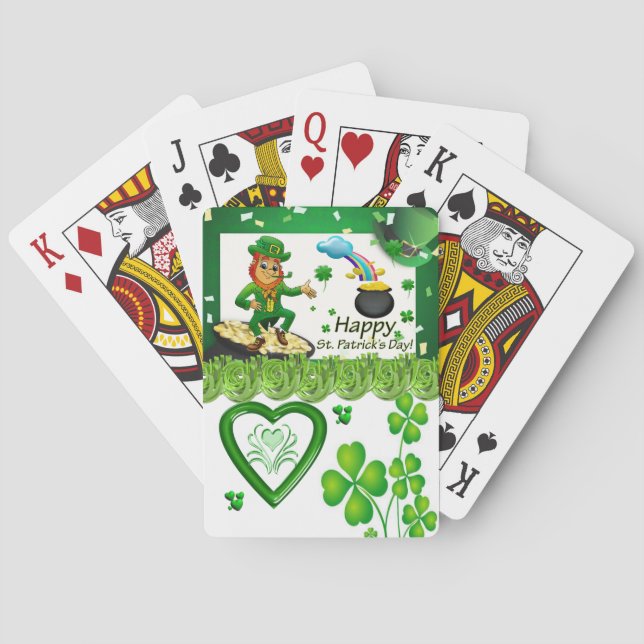 St. Patrick's Day Playing Card Deck Spielkarten (Rückseite)