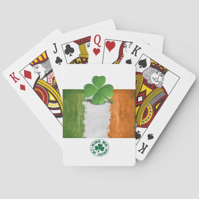 St. Patrick's Day Playing Card Deck Spielkarten (Rückseite)
