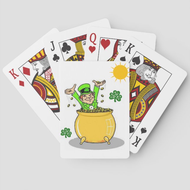 St. Patrick's Day Playing Card Deck Spielkarten (Rückseite)