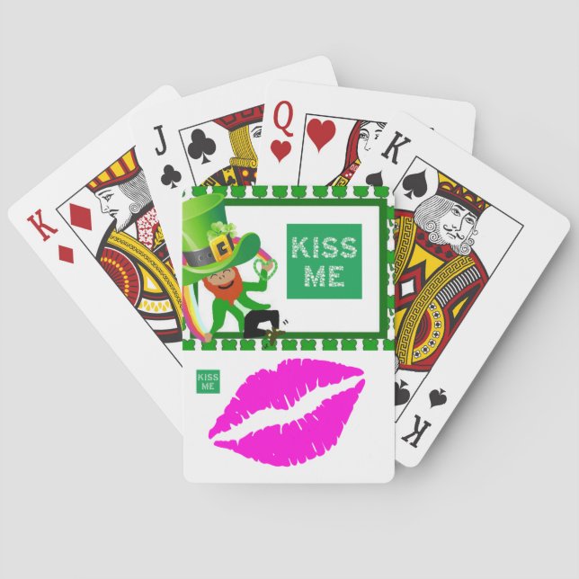 St. Patrick's Day Playing Card Deck Spielkarten (Rückseite)