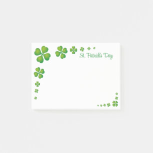 St. Patrick's Day Post-it Klebezettel