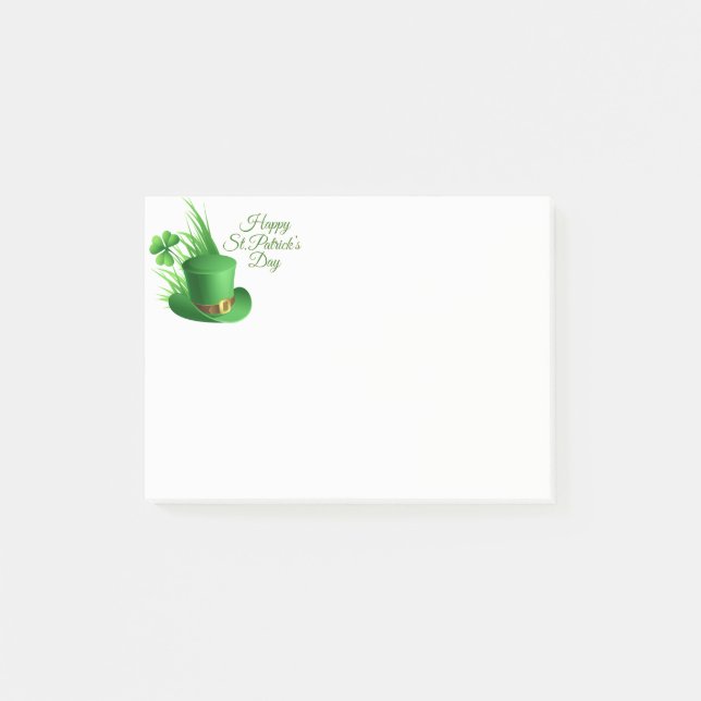 St. Patricks Day Post-it-Notes Post-it Klebezettel (Vorderseite)