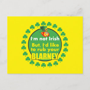 St. Patrick's Day Postcard Postkarte