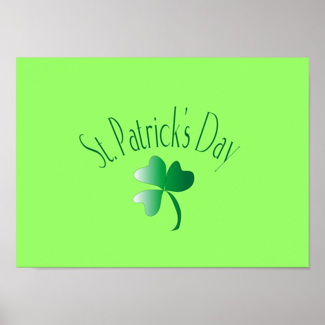 St. Patrick's Day Poster (Vorne)