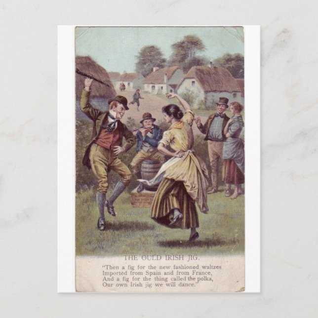 St. Patrick's Day Postkarte (Vorderseite)