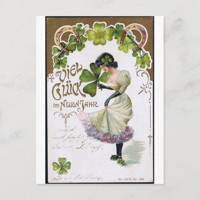 St. Patrick's Day Postkarte (Vorderseite)
