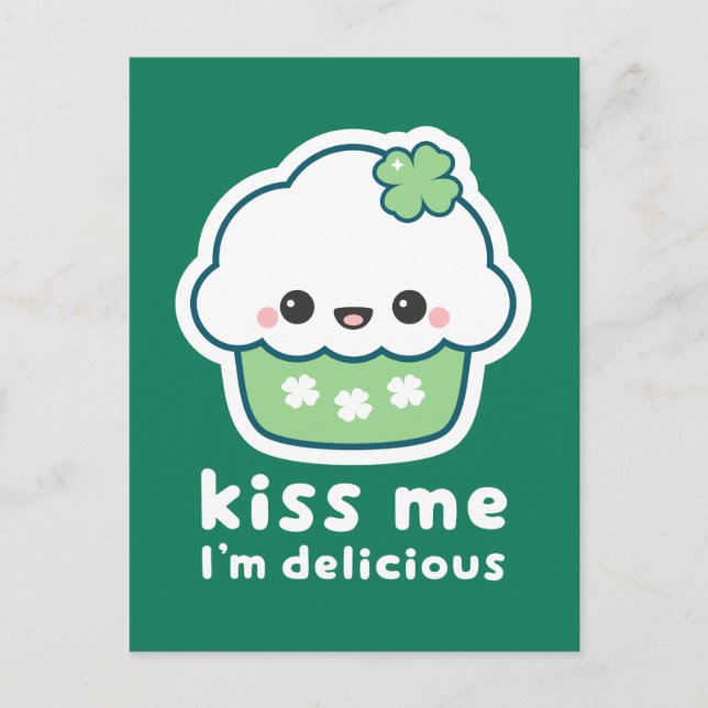 St Patrick's Day Postkarte (Vorderseite)