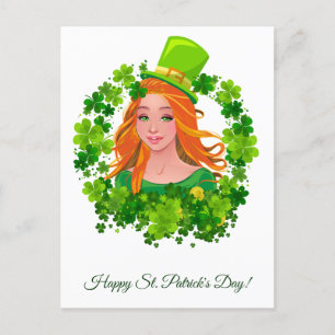 St. Patrick's Day. Postkarte