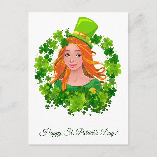 St. Patrick's Day. Postkarte (Vorderseite)