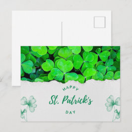 St Patricks Day Postkarte