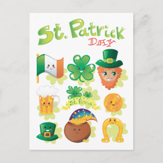 St. Patrick's Day Postkarte