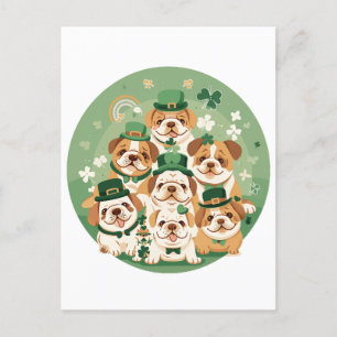 St. Patrick's Day Postkarte