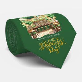 St. Patrick's Day Pub Party Personalisiert Krawatte