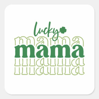 St. Patrick's Day Quadratischer Aufkleber