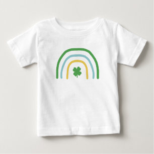 St Patricks Day Rainbow Irish Clover Kids T - Shir Baby T-shirt