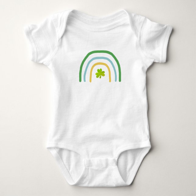 St Patricks Day Rainbow Irish Kids T - Shirt (Vorderseite)