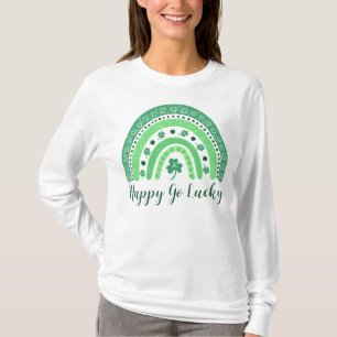 St Patrick's Day Rainbow Long Sleeve T-Shirt