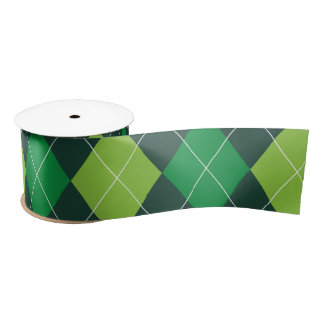St. Patrick's Day Raute Satinband