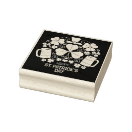 St Patrick's Day Rubber Briefmarke Gummistempel