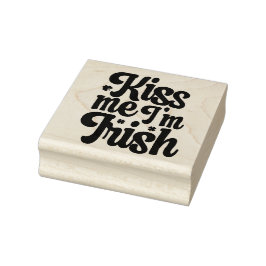 St Patrick's Day Rubber Briefmarke Gummistempel