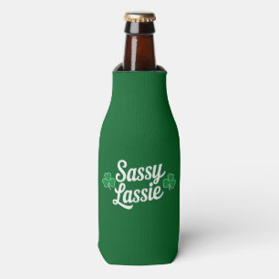 St Patricks Day Sassy Lassie Funny Irish Flaschenkühler