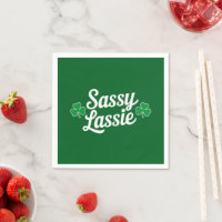 St Patricks Day Sassy Lassie Funny Irish