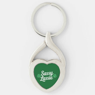 St. Patricks Day Sassy Lassie Lustiges Irisch Schlüsselanhänger