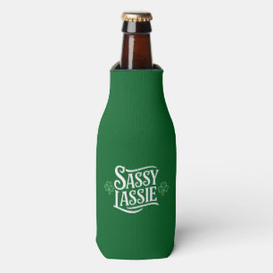St. Patricks Day Sassy Lassie Lustiges Irisches Mä Flaschenkühler