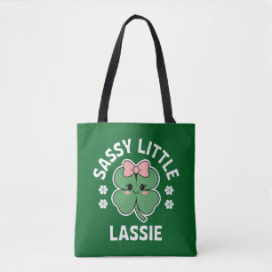 St Patricks Day Sassy Little Lassie Kids Girl Tasche