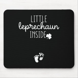 St. Patricks Day Schwangerschaftsankündigung für F Mousepad