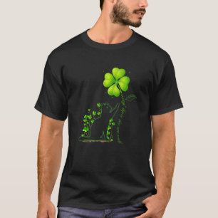 St Patricks Day Schwarze Katze Mein Glücksbringer  T-Shirt