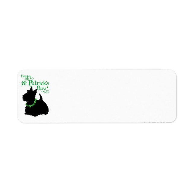 St Patrick's Day Scottish Terrier (Vorne)