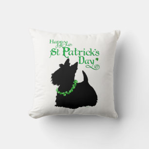 St. Patrick's Day Scottish Terrier Kissen