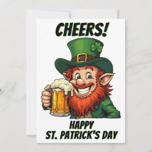 St. Patrick's Day Segen - CHEERS Feiertagskarte