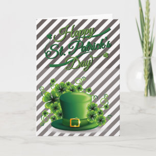 St Patrick's Day Segen Grußkarte Karte