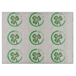 St. Patrick's Day sein grün Schneidebrett