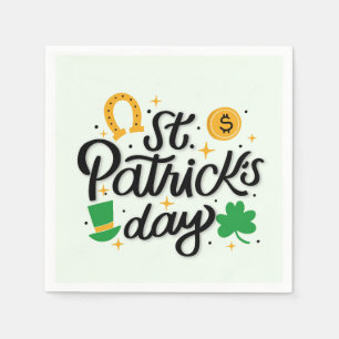 St Patricks Day Serviette