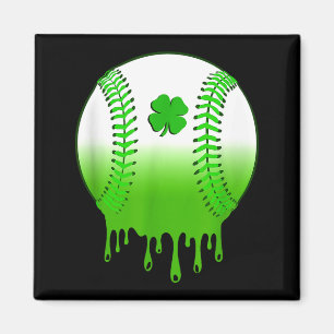St. Patricks Day Shamrock Baseball irische Jungen Magnet