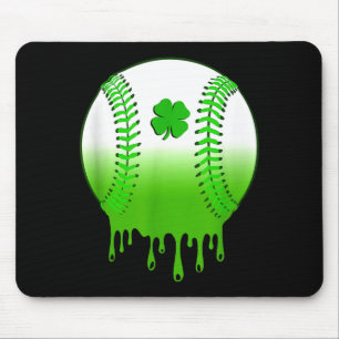 St. Patricks Day Shamrock Baseball irische Jungen Mousepad