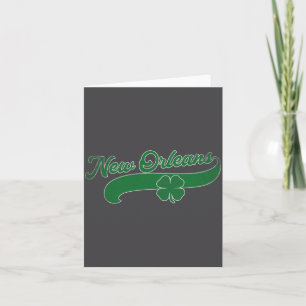 St. Patrick's Day Shamrock New Orleans Louisiana L Karte